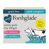 Forthglade Salmon & Sardines Wet Dog Food Variety Pack