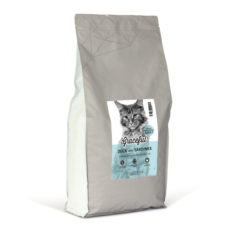 Graceful Adult Duck & Sardines Dry Cat Food