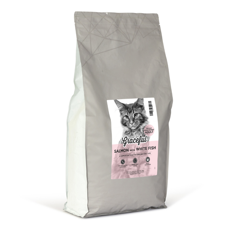Graceful Adult Weight Management Salmon & White Fish Dry Cat Food