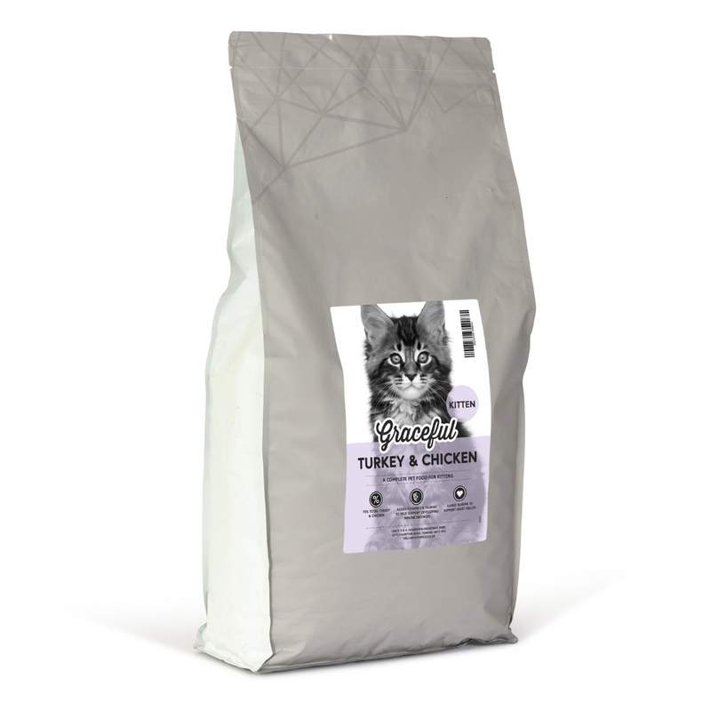 Graceful Kitten Turkey & Chicken Dry Cat Food