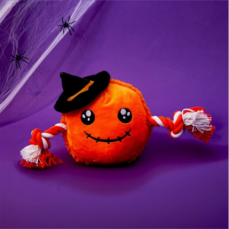 Great & Small Creepy Cuties Pumpkin Scarecrow Head