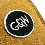 Eco-friendly cheese-shaped dog toy with a suede outer, natural jute stuffing, and jute rope legs, ideal for safe, sustainable play.
