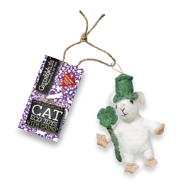 Green & Wilds Murphy Mouse Cat Toy With Catnip