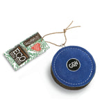 Green & Wilds Square Peg Eco Dog Toy made from natural jute and suede, designed for sustainable and safe play.
