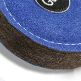 Green & Wilds Square Peg Eco Dog Toy made from natural jute and suede, designed for sustainable and safe play.
