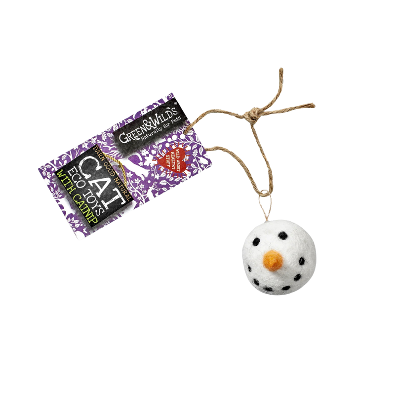 Green & Wilds Brrrian Cat Toy With Catnip - Eco Toy for Cats