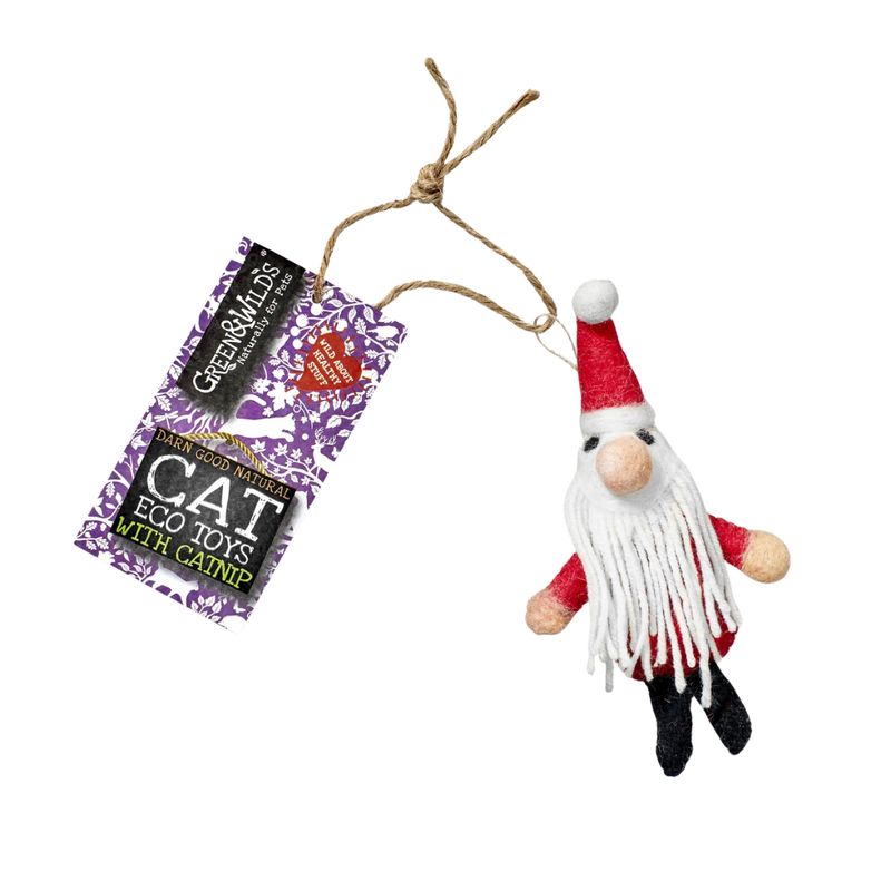 Green & Wilds Father Christmouse With Catnip