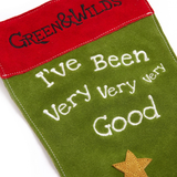 Green & Wilds Good Dog Christmas Stocking