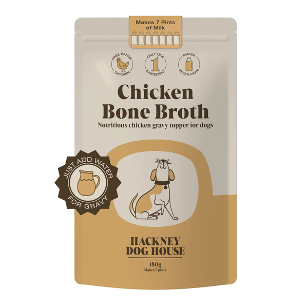 Hackney Dog House Chicken Bone Broth Powder For Dogs Packet
