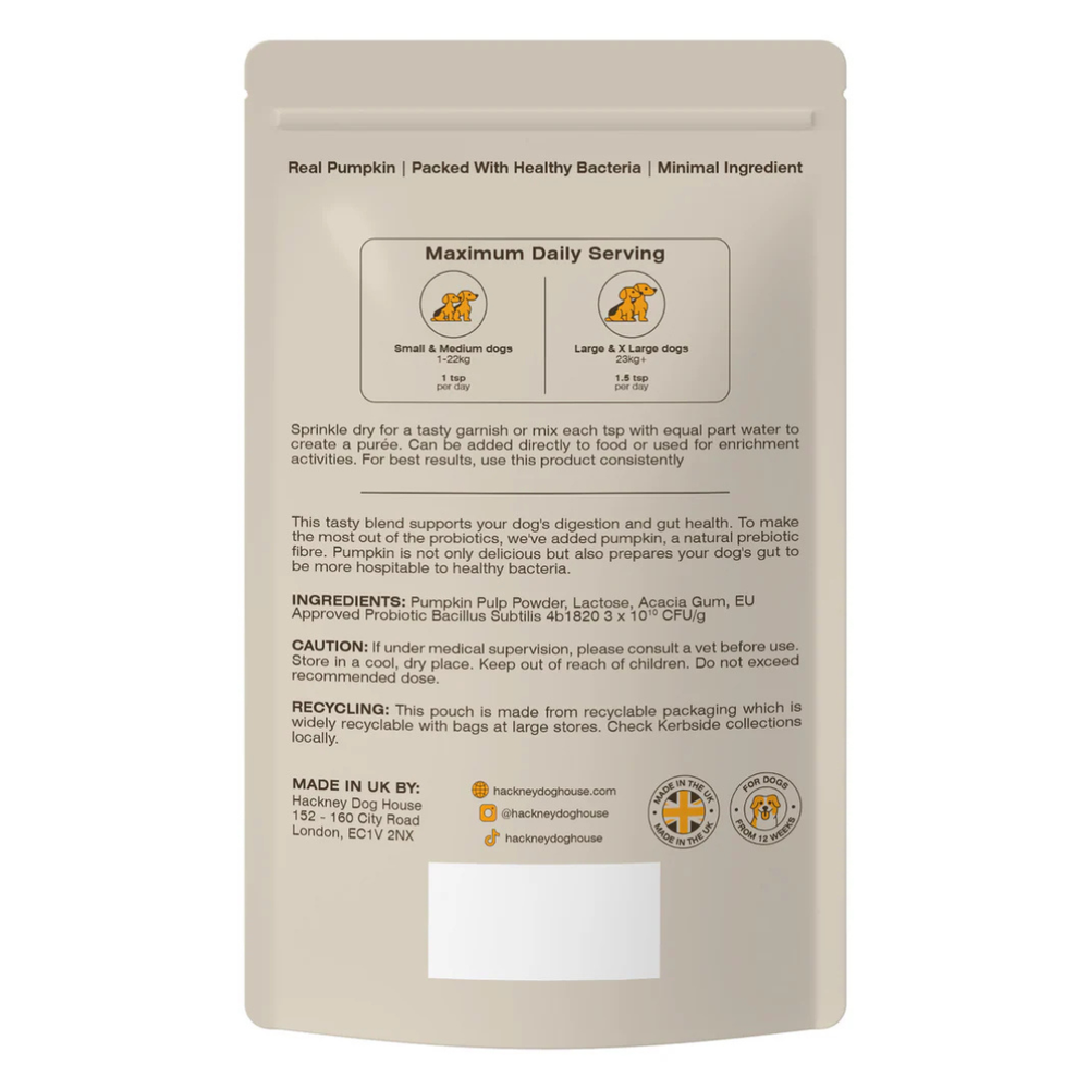 Pumpkin Probiotic for Dogs: Easy Digestive Support Brown's