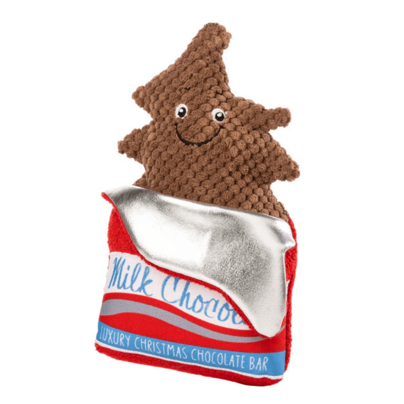 House Of Paws Christmas Chocolate - Plush Toy for Dogs
