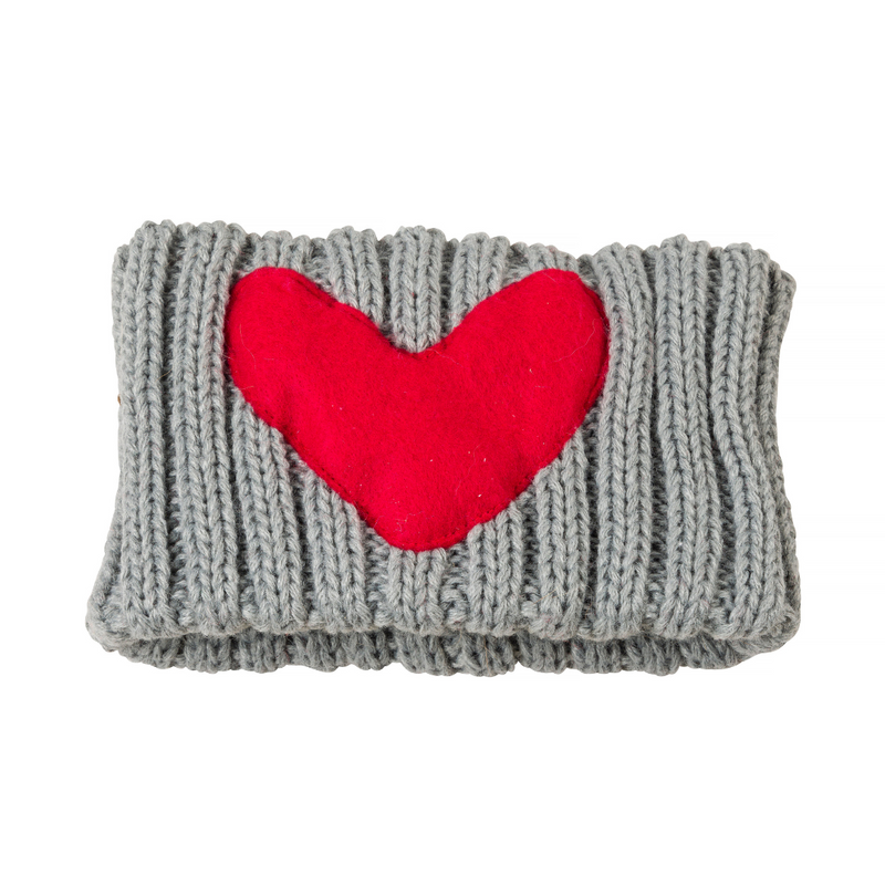 House of Paws Grey Heart Snood
