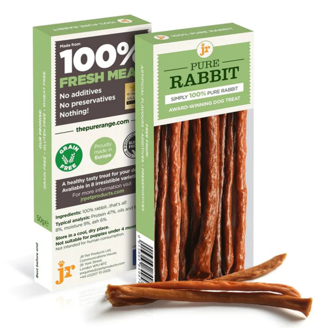 JR Pure Rabbit Sticks: 100% Natural Dog Treats - Brown's Natural Pet Store