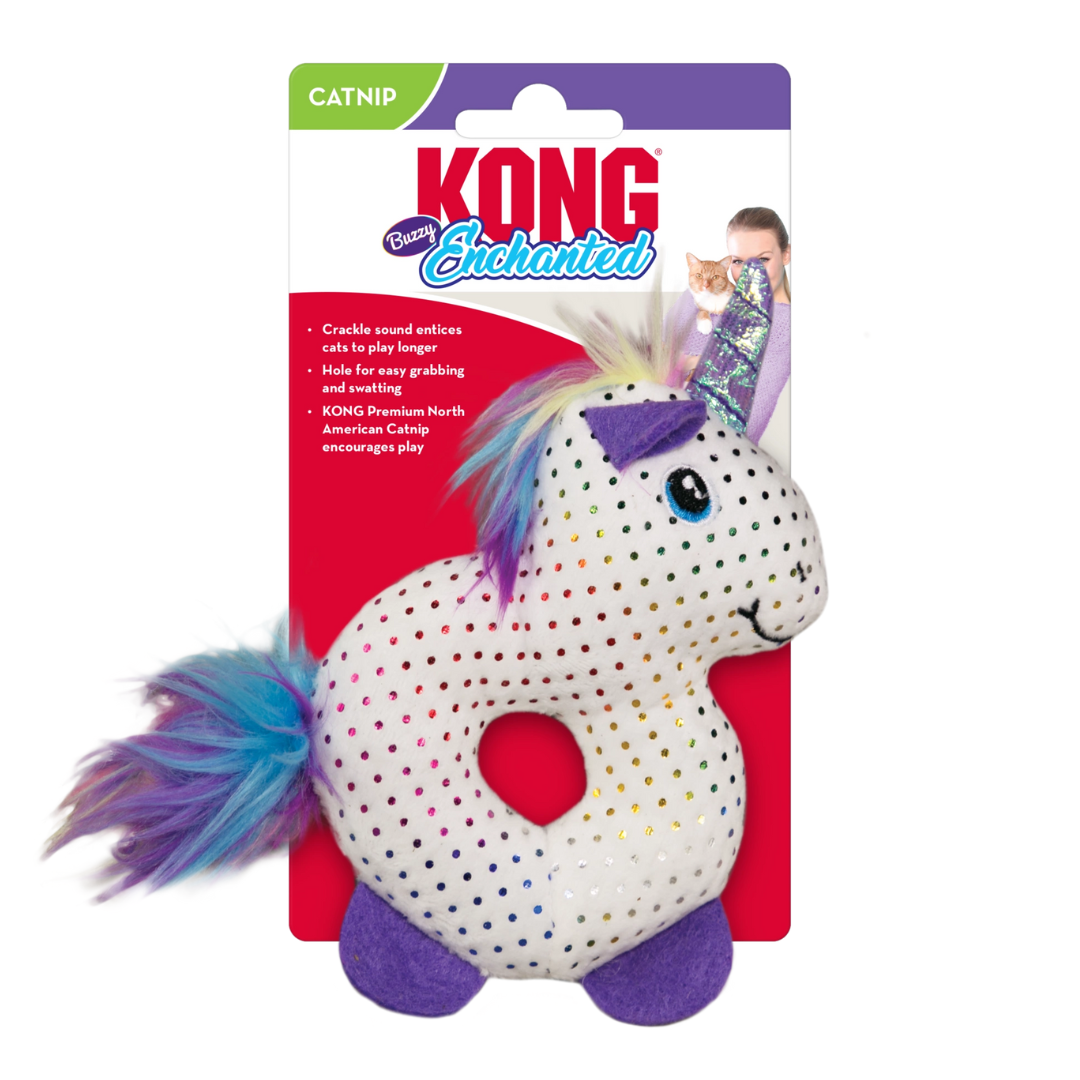 KONG Cat Enchanted (Assorted Characters) - Catnip & Crinkle Toy for Ca ...