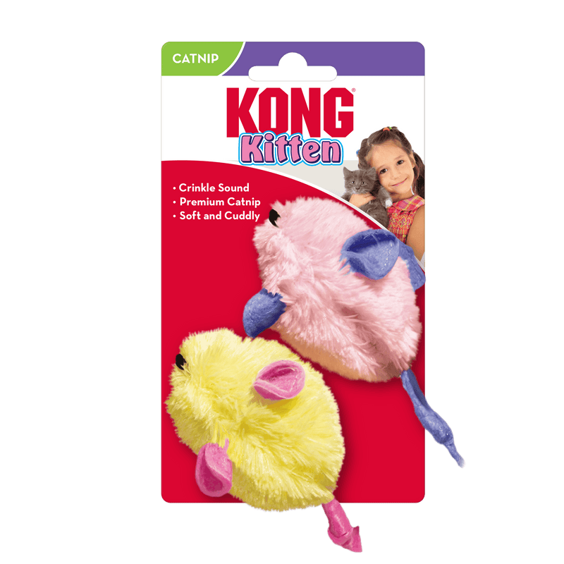 KONG Cat Kitten Mice 2 Pack