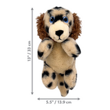 KONG Comfort Pups Spot - Plush Crinkly, Squeaky Toy for Dogs