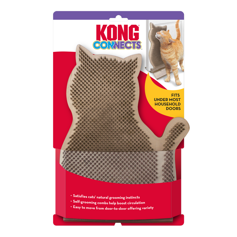 KONG Connects Kitty Comber Self Grooming Scratcher for Cats