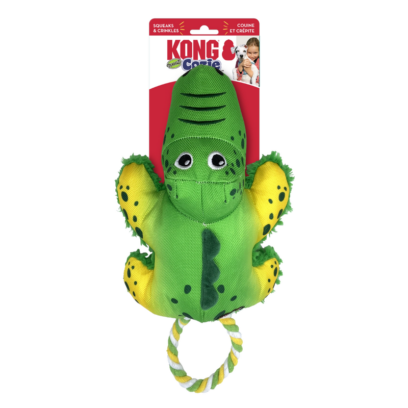 KONG Cozie Tuggz Alligator