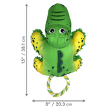 KONG Cozie Tuggz Alligator