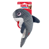 KONG Cuteseas Rufflez Shark - Squeaky, Tactile Plush Toy for Dogs