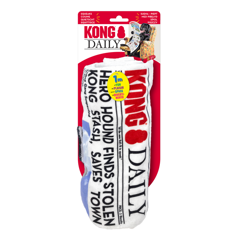 KONG Daily Newspaper – Interactive Newspaper Toy for Dogs
