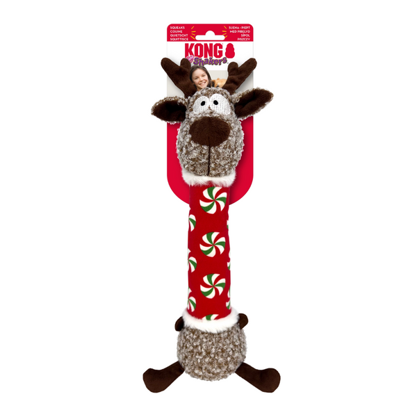 KONG Holiday Shakers Luvs Reindeer