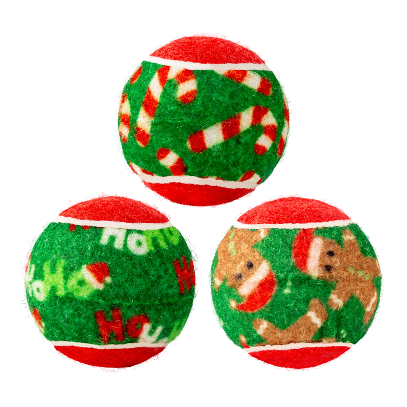 KONG Holiday SqueakAir Balls 6 Pack (Various Designs)