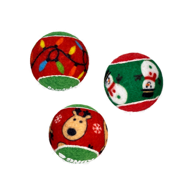 KONG Holiday SqueakAir Balls 6 Pack