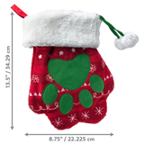 KONG Holiday Stocking Paw