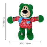 KONG Holiday Wild Knots Bear (Assorted Characters)