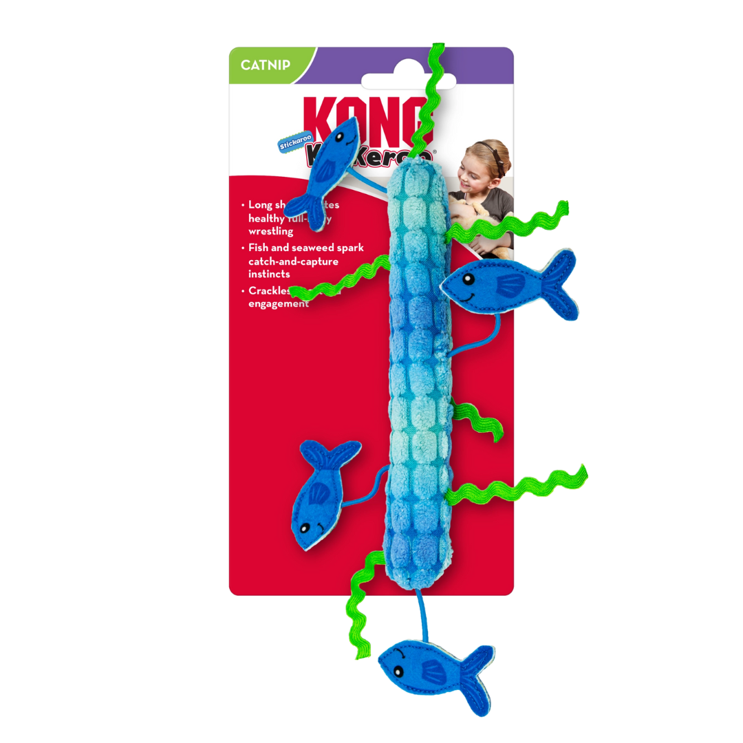 Kickerroo KONG Kickeroo Stickeroo - Multi-Sensory Catnip Toy for Cats – Brown's ...