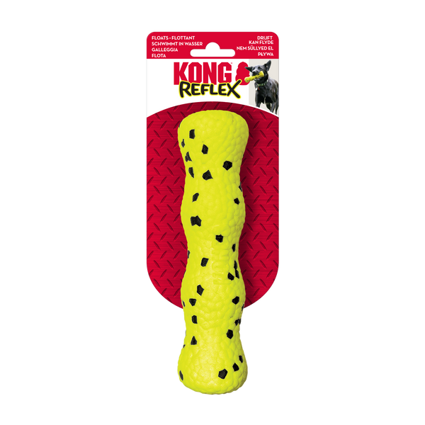 KONG Reflex Stick - Ultra Durable, Floating Throw Toy for Dogs