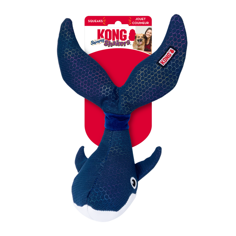 KONG Shakers Shimmy Whale