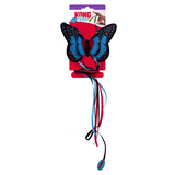 KONG Teaser Butterfly (Assorted Colours) - Interactive & Solo Play Toy for Cats