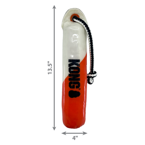 KONG Wild Shieldz Training Dummy – Tough Floating Dog Toy with Braided Paracord Handle
