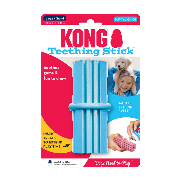 KONG Puppy Teething Stick (Assorted Colours)