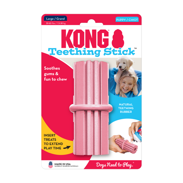 KONG Puppy Teething Stick (Assorted Colours)