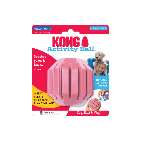 KONG Puppy Activity Ball (Assorted Colours)