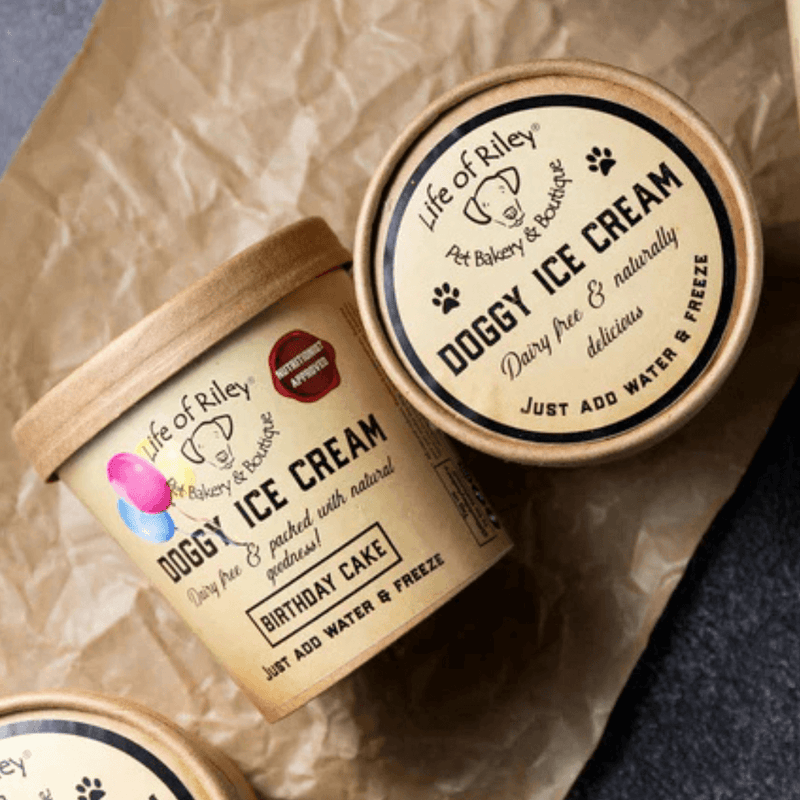 Life Of Riley's Birthday Cake Doggy DIY Ice Cream Kit
