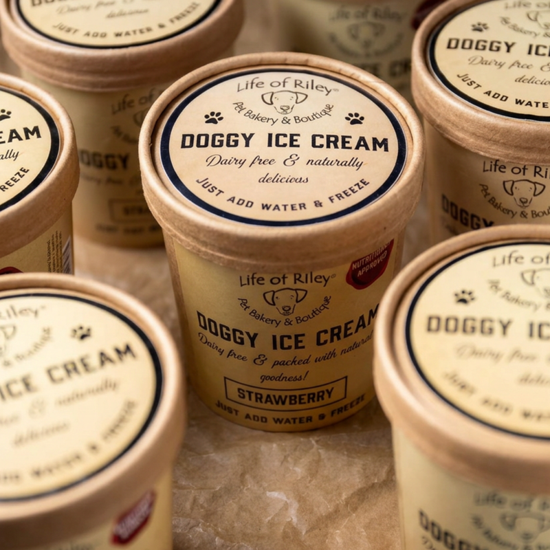 Life Of Riley's Strawberry Doggy DIY Ice Cream Kit