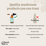 Mussh & Co Clarity For Pets Lions Mane Drops with Ashwagandha & Ginseng