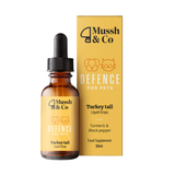 Mussh & Co Defence For Pets Turkey Tail Drops with Turmeric & Black Pepper