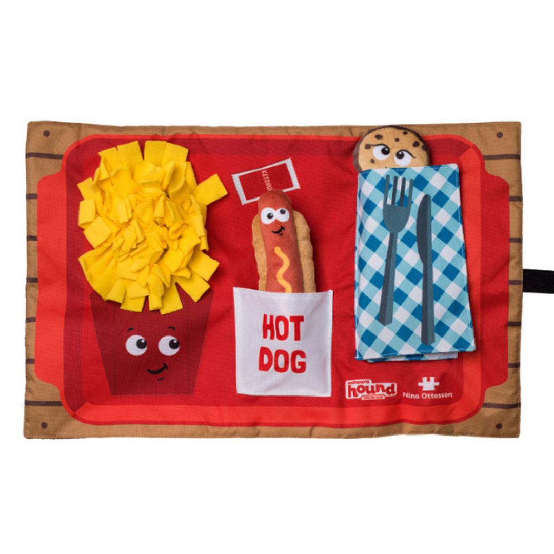NINA OTTOSSON Activity Matz Fast Food Fun Mat - Interactive Puzzle Mat ...