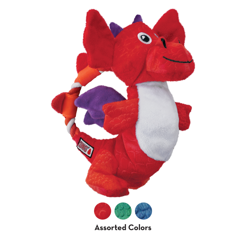 KONG Dragon Knots Toy (Assorted Colours)
