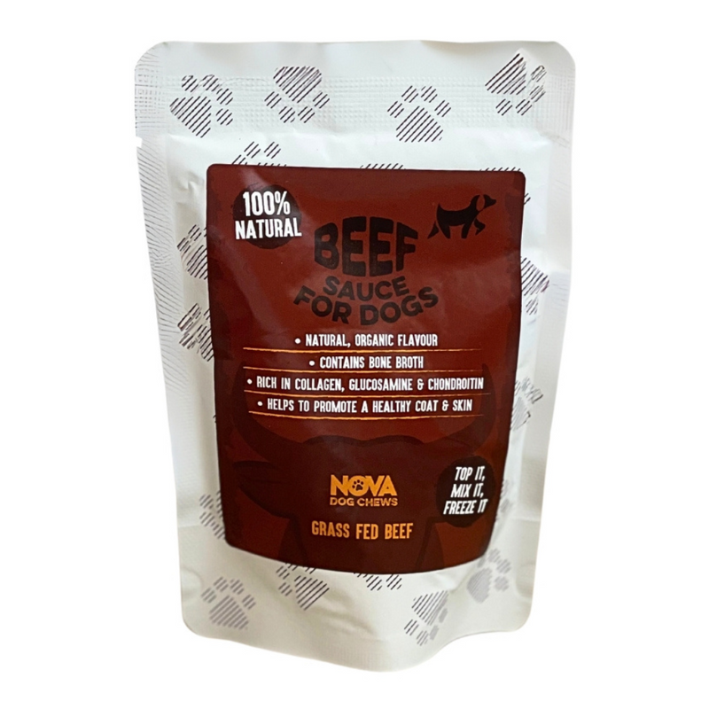 Nova Beef Sauce - 100% Natural, Nutrient Rich Meal Topper for Dogs