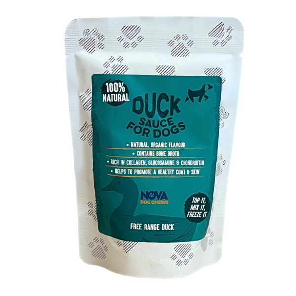 Nova Duck Sauce – 100% Natural, Nutrient Rich Meal Topper for Dogs