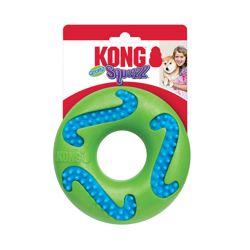 KONG Squeezz Goomz Ring Chew Toy