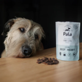 Pala Treats 100% Beef Heart - Air Dried Treats for Dogs & Cats