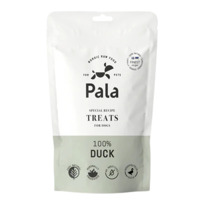 Pala Treats 100% Duck - Air Dried Treats for Dogs & Cats