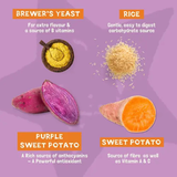 Pawtato Small Purple Knots - Low Fat Treats for Dogs